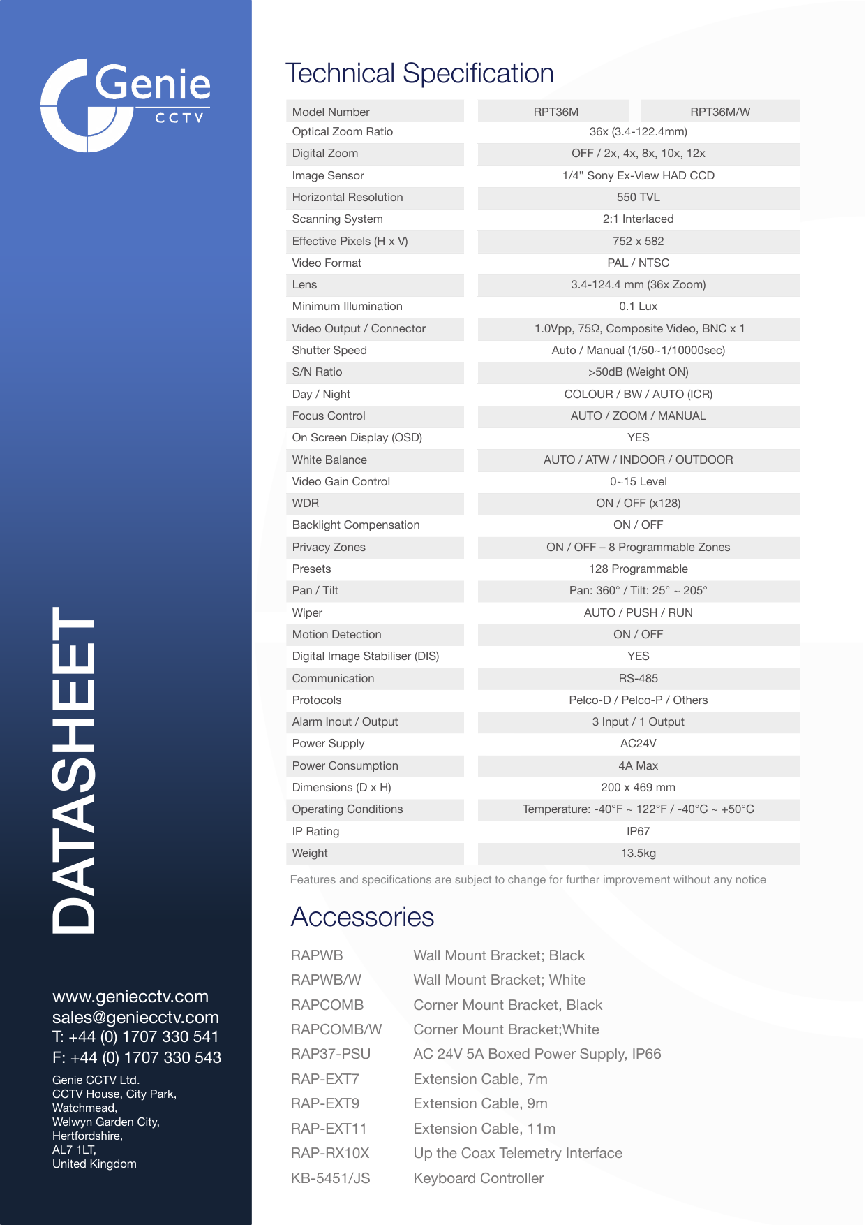 Page 2 of 2 - RPT36M-Series-Datasheet