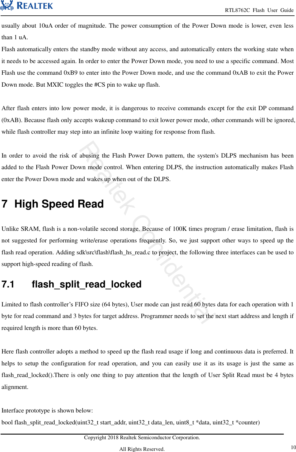 Page 10 of 12 - Flash User Guide RTL8762C EN
