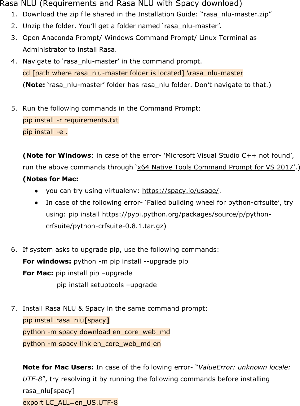 Page 4 of 5 - Rasa Installation Guide