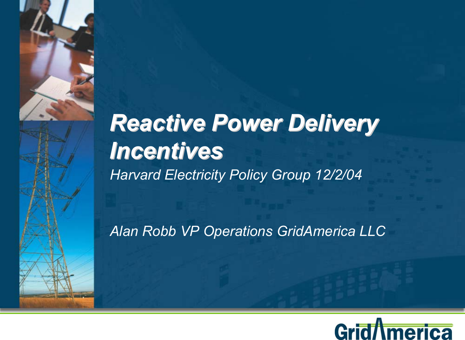 Reactive Power Delivery Incentives