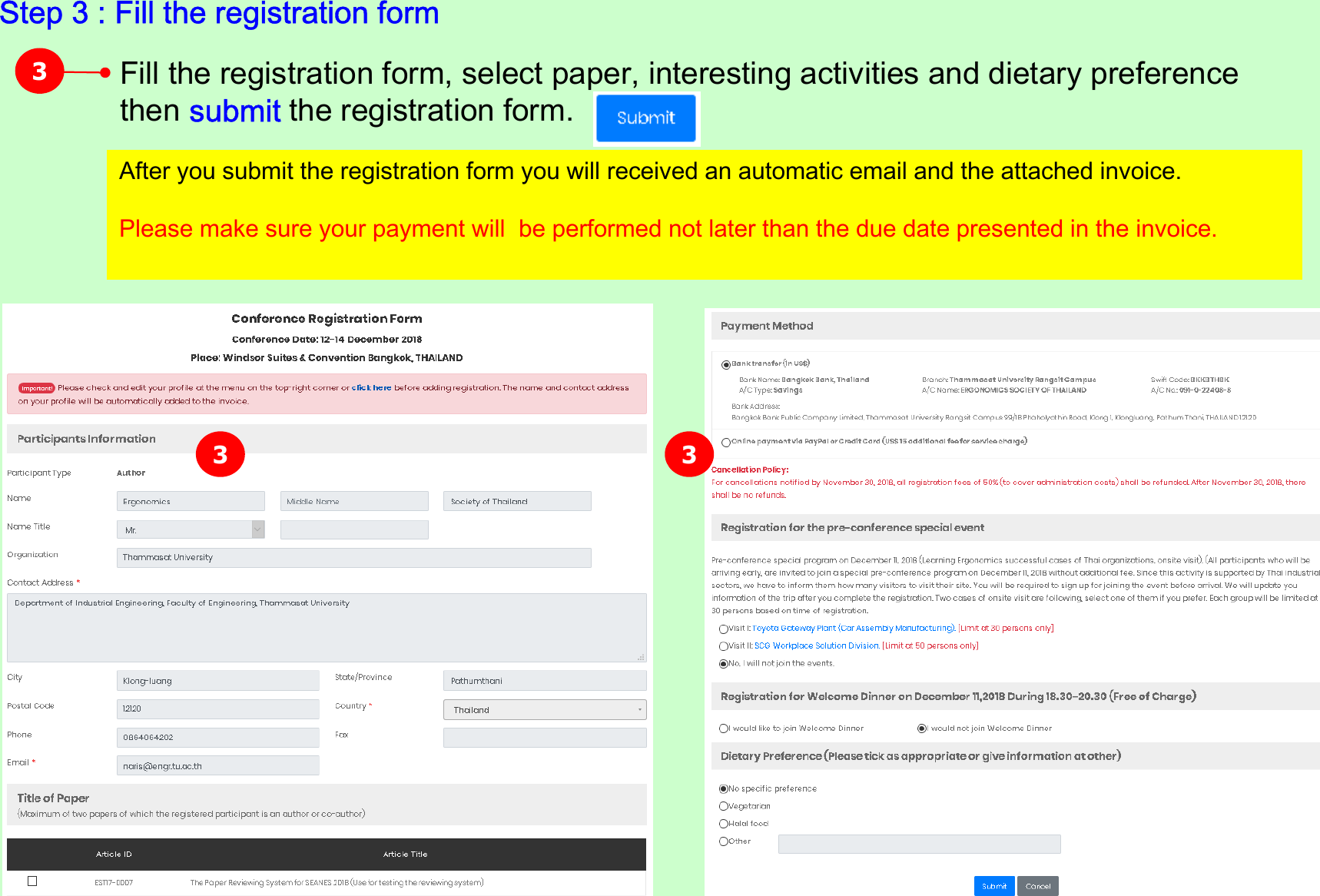 Page 3 of 5 - RegistrationUserManual Registration User Manual For Non-Author