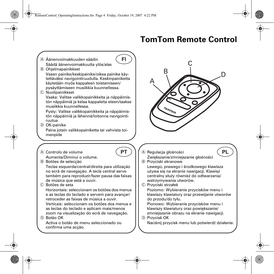 Page 4 of 6 - RemoteControl_OperatingInstructions If Not Then  Remote-Control-leaflet