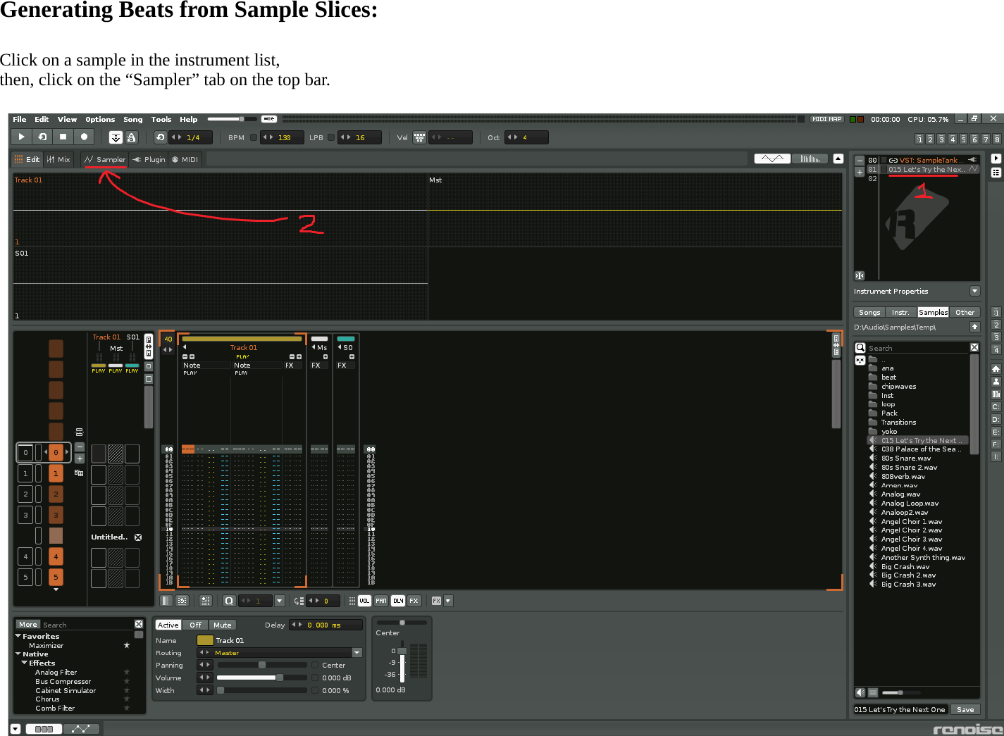 Page 1 of 7 - Renoise-Instructions