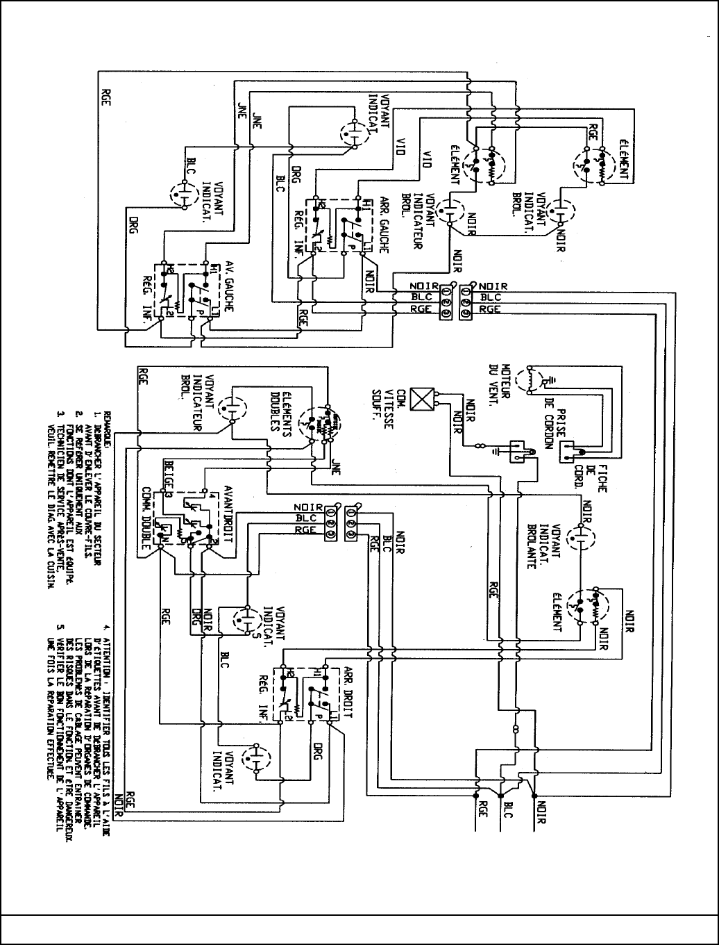 JED8430BDN Repair Part List