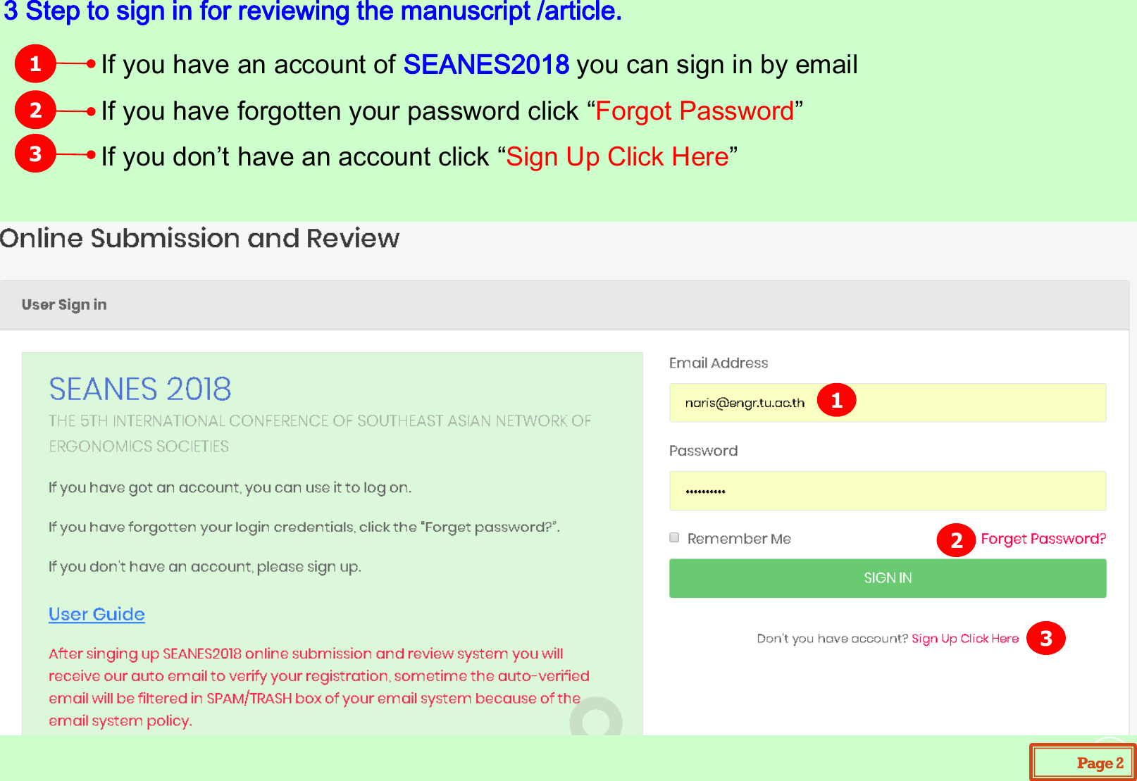 Page 2 of 7 - Presentation Reviewer User Manual