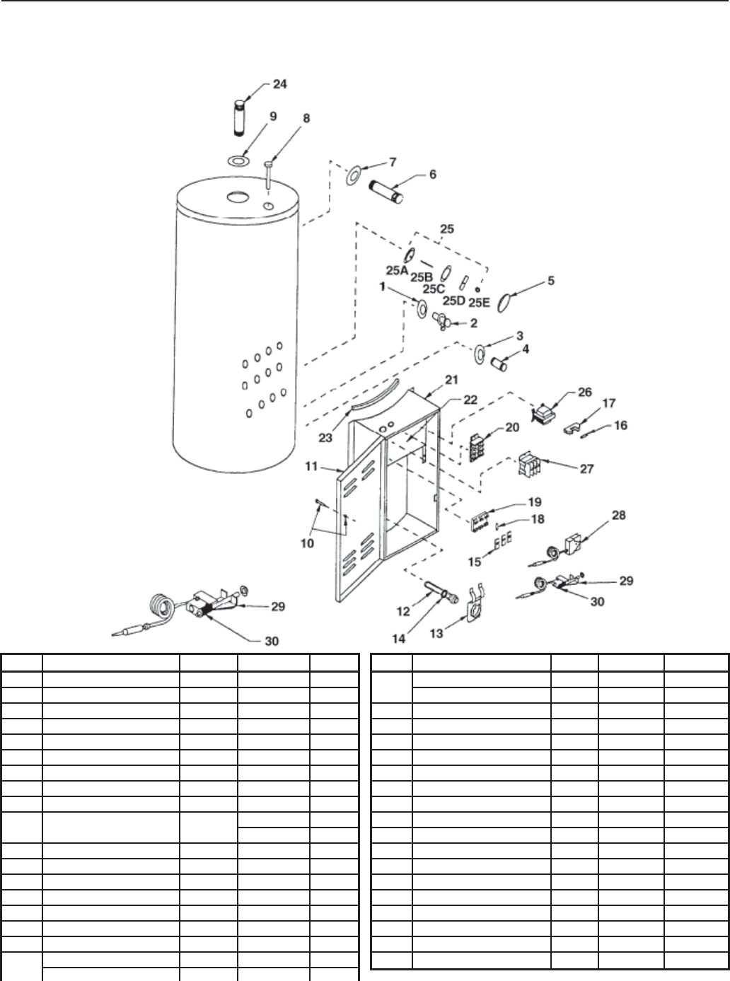 Rheem Water Heater Parts Catalog