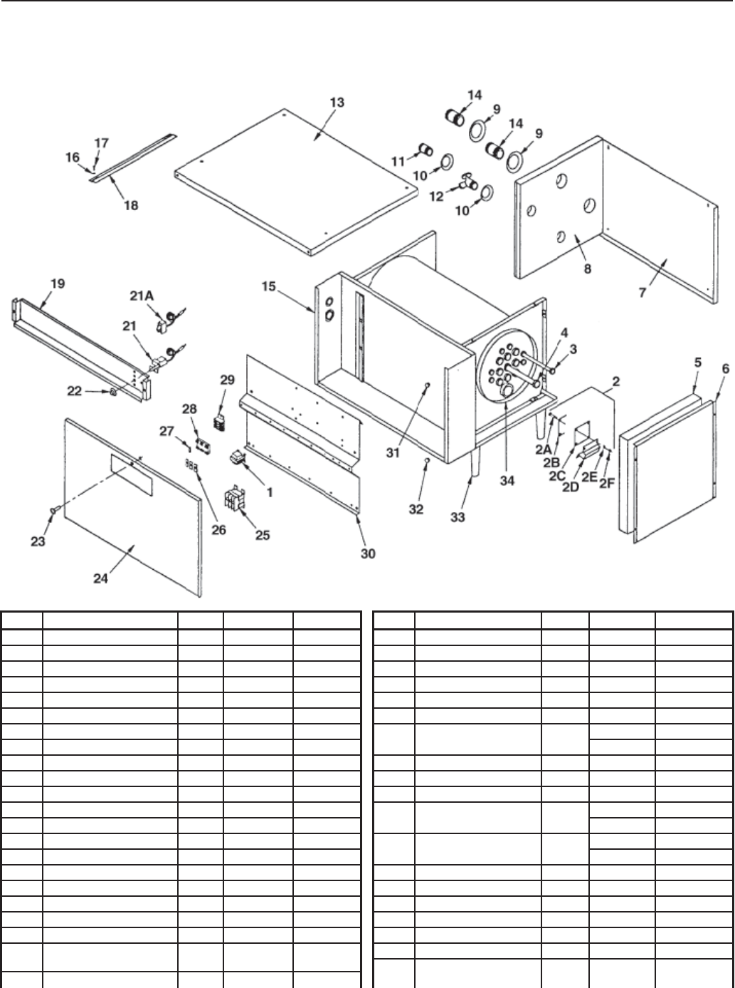 Rheem Water Heater parts catalog