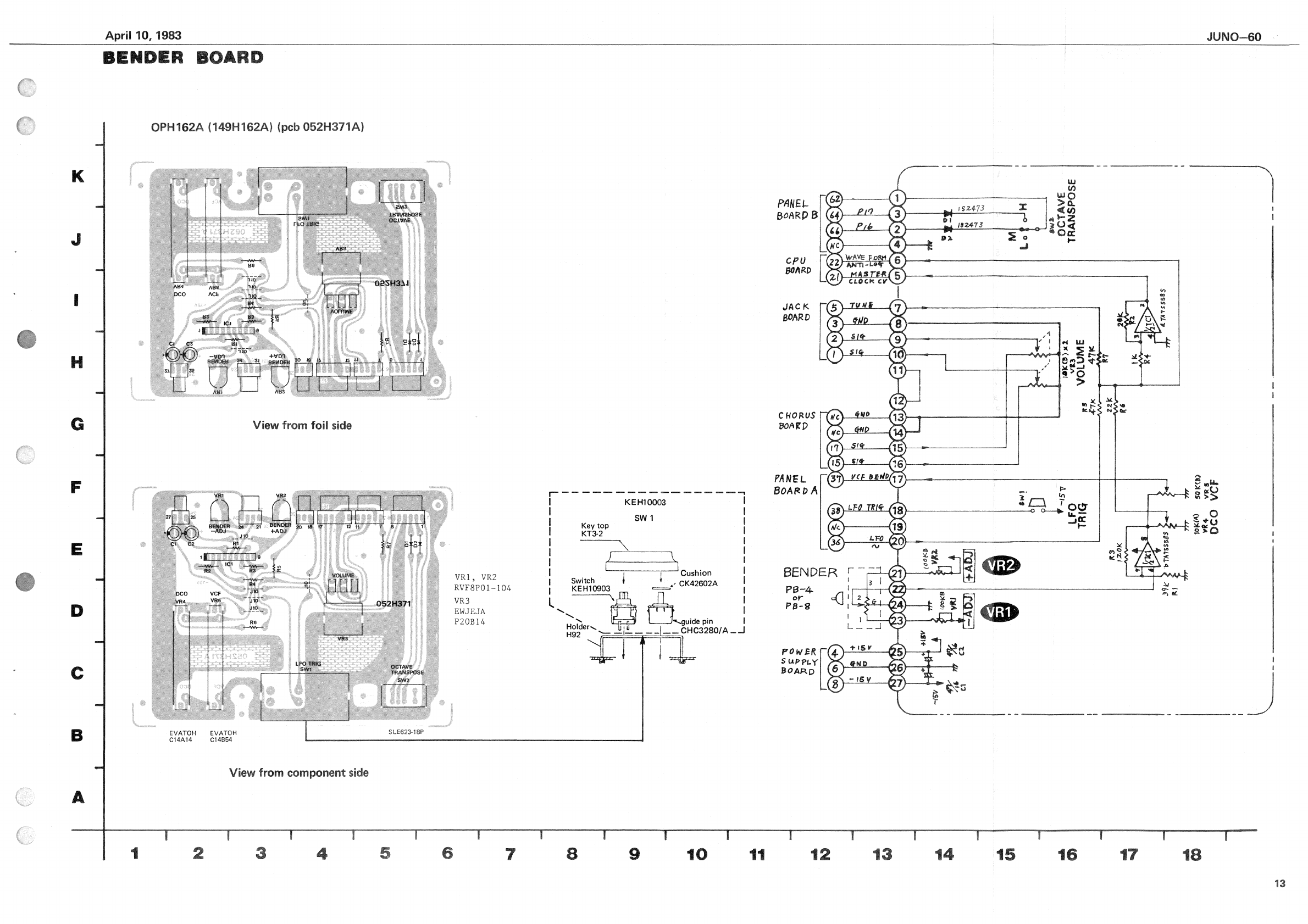 Roland Juno 60 Service Manual