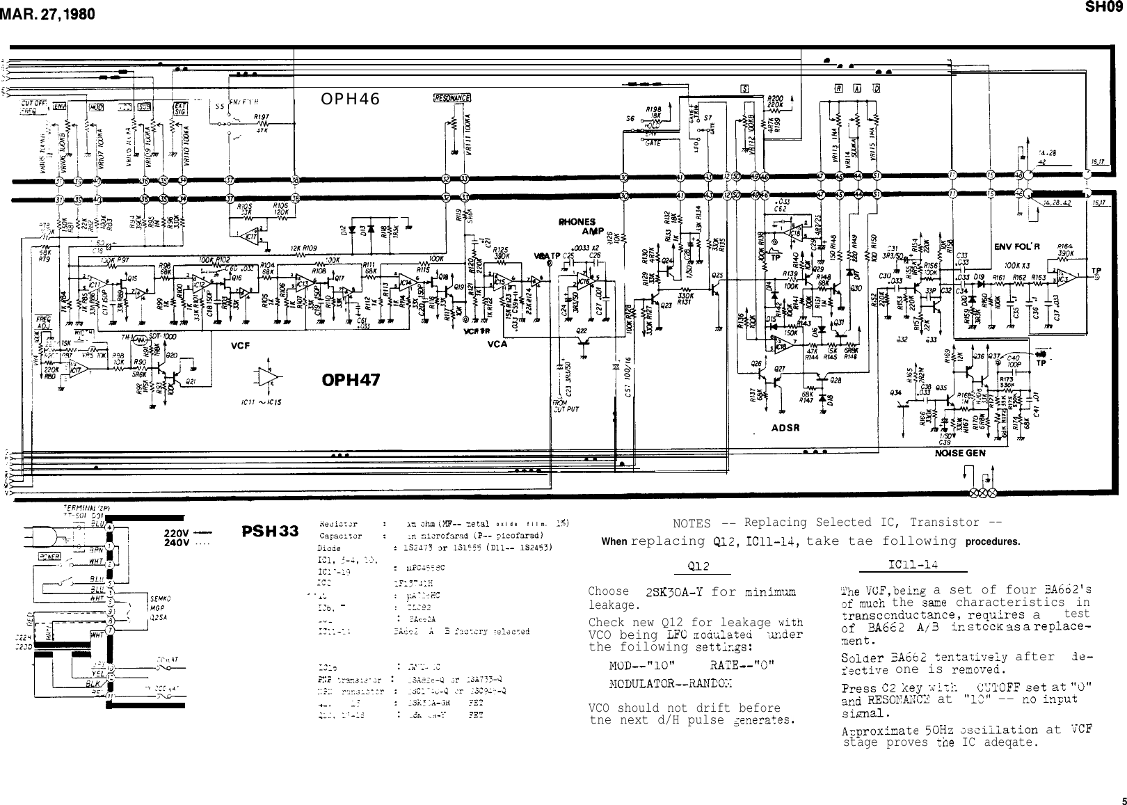 Page 5 of 7 - Roland SH09 Service