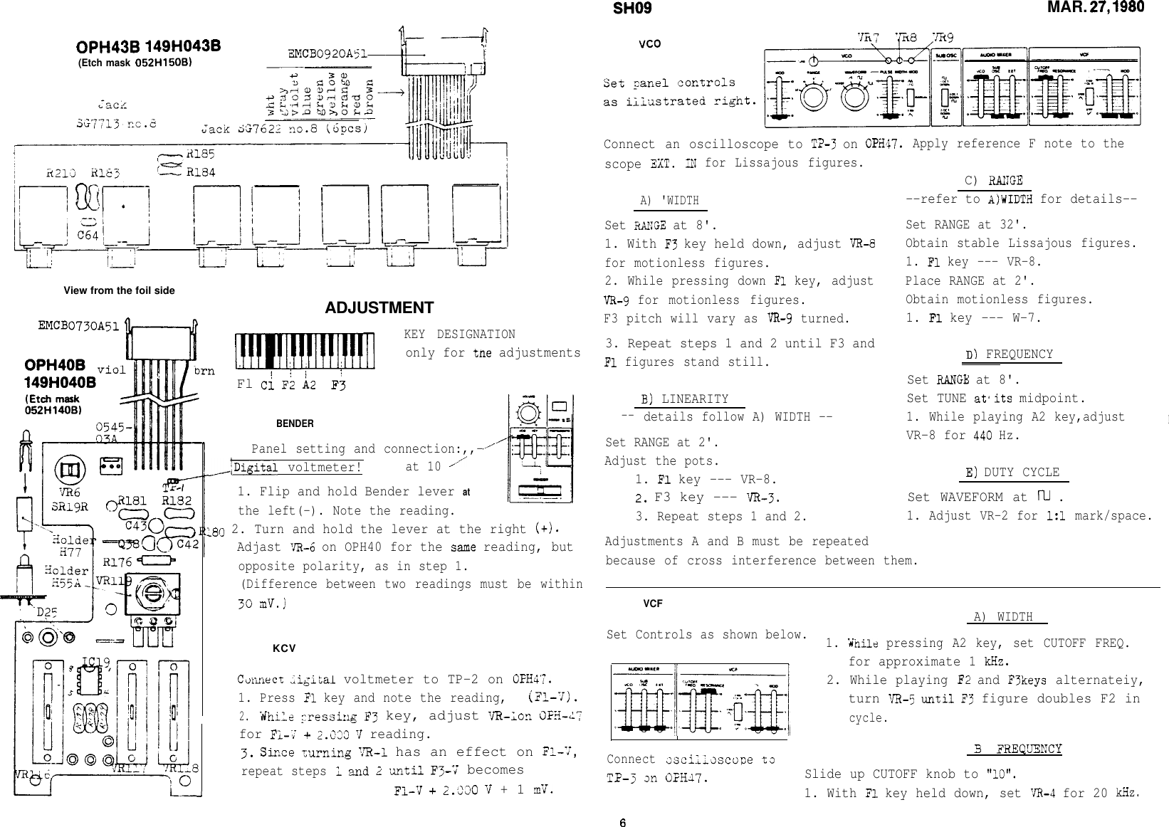 Page 6 of 7 - Roland SH09 Service