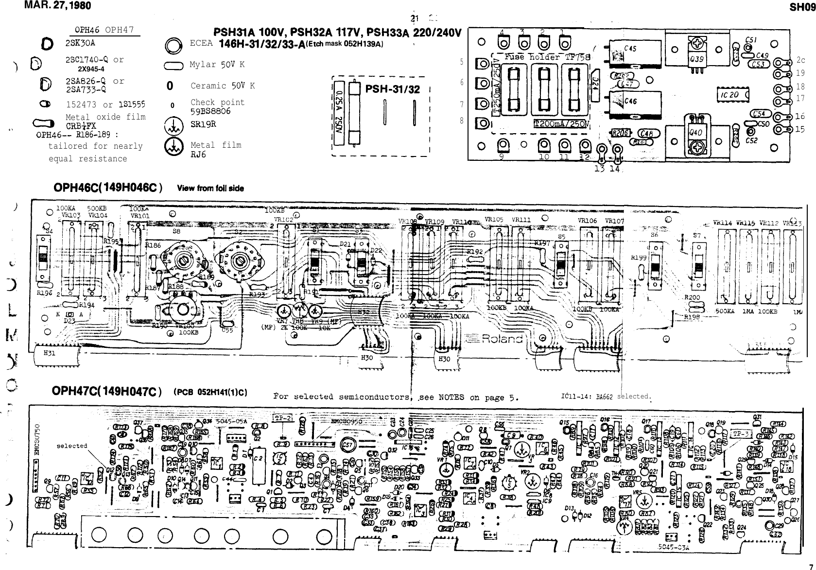 Page 7 of 7 - Roland SH09 Service