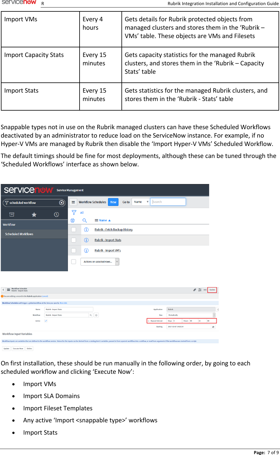 Page 7 of 9 - Rubrik Scoped Certified Application Installation And Configuration Guide V.1.4
