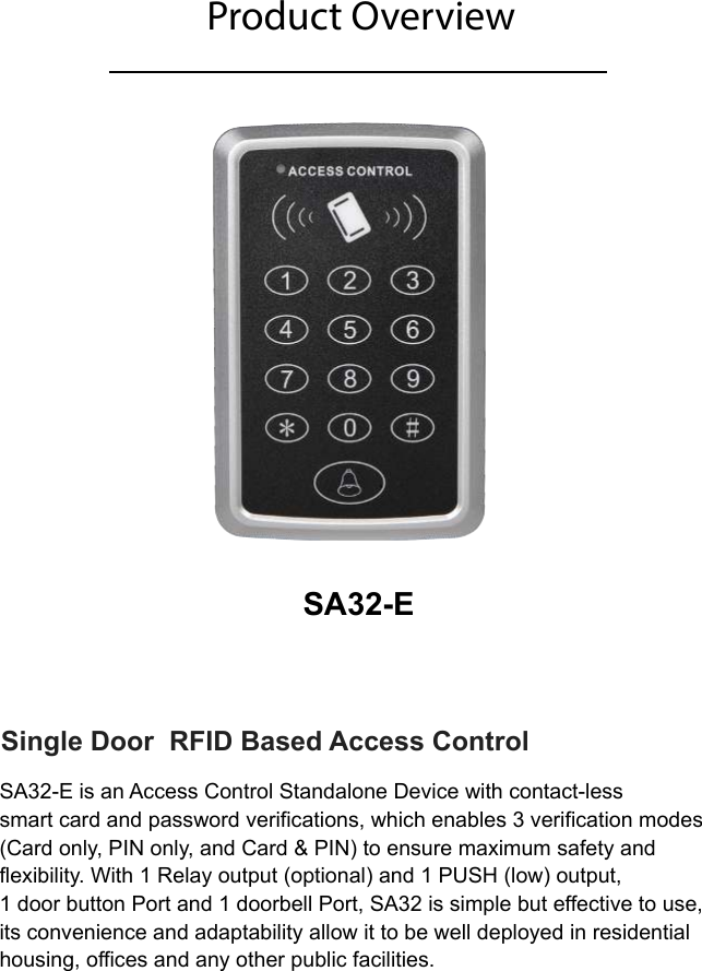 Page 2 of 6 - SA32 User Manual