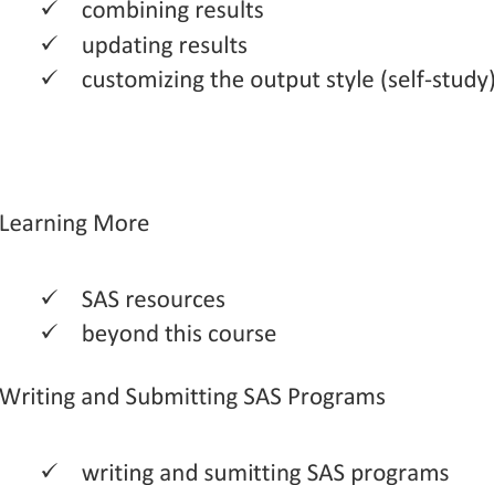 Page 3 of 3 - Table Of Contents SAS Enterprise Guide 1 Querying And Reporting