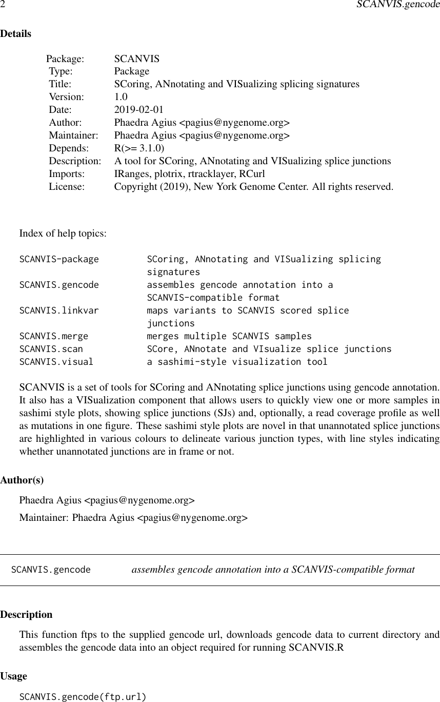 Page 2 of 9 - SCANVIS-manual