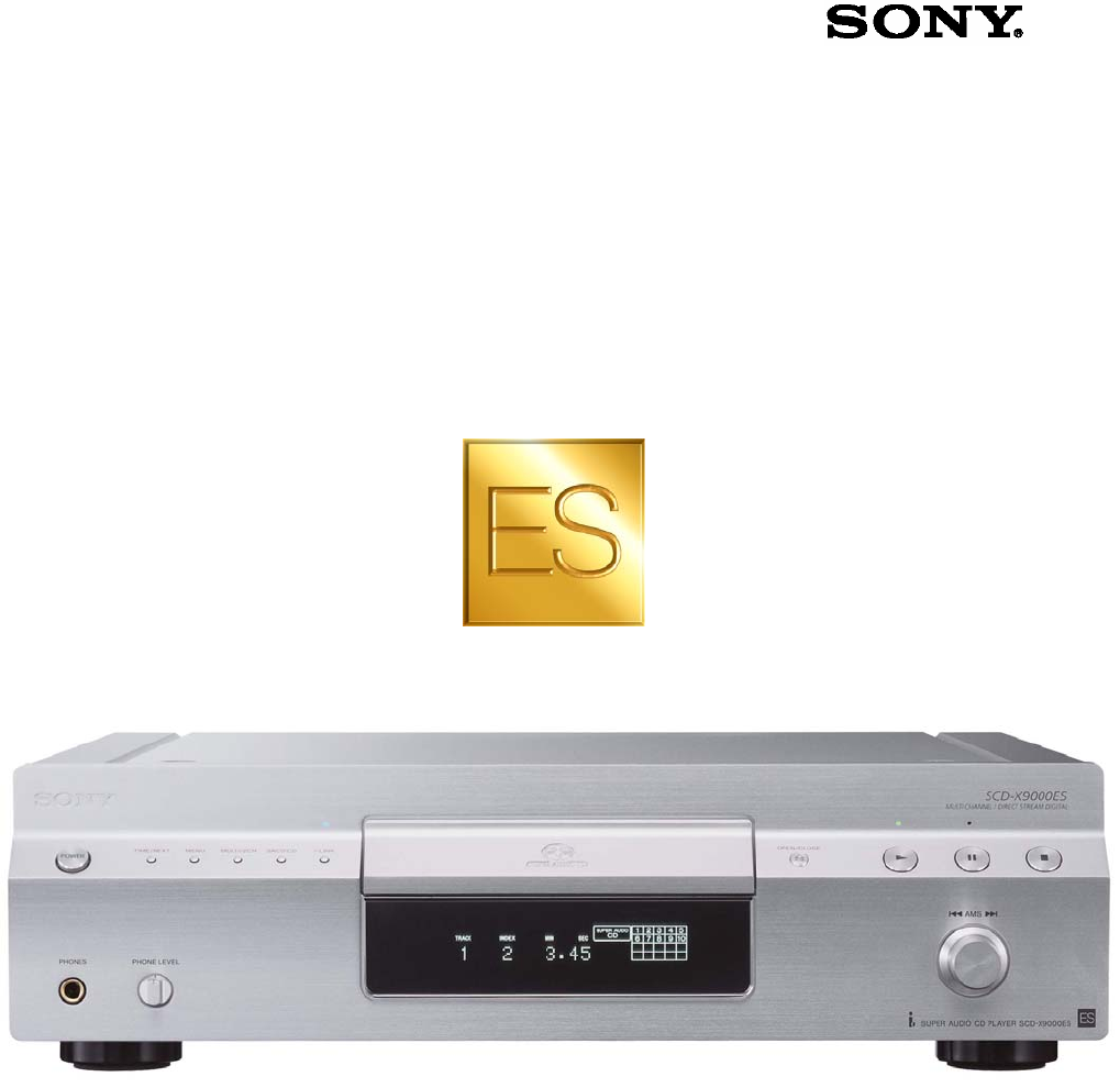 SONY SCD-XA9000ES SACDプレーヤー 【2022年製 新品】 49.0%割引