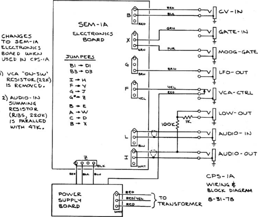 Page 10 of 10 - Oberheim SEM-1A Schematics