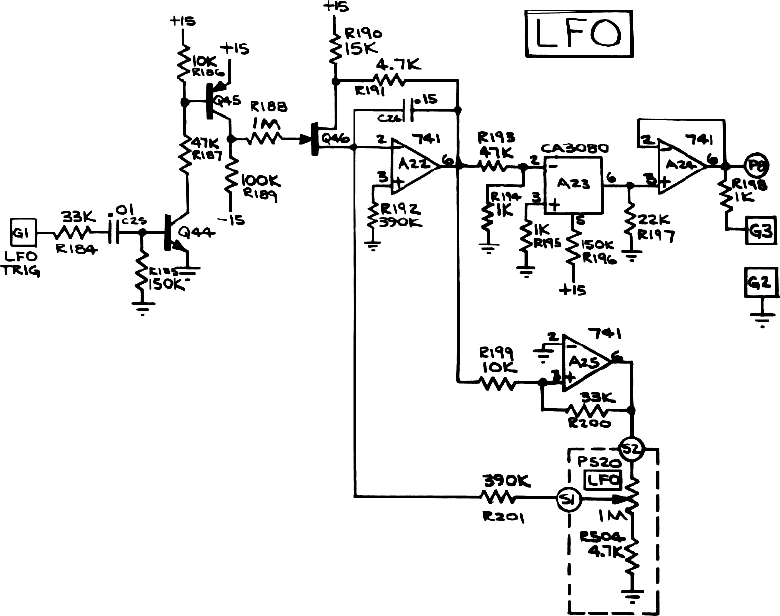 Page 2 of 10 - Oberheim SEM-1A Schematics