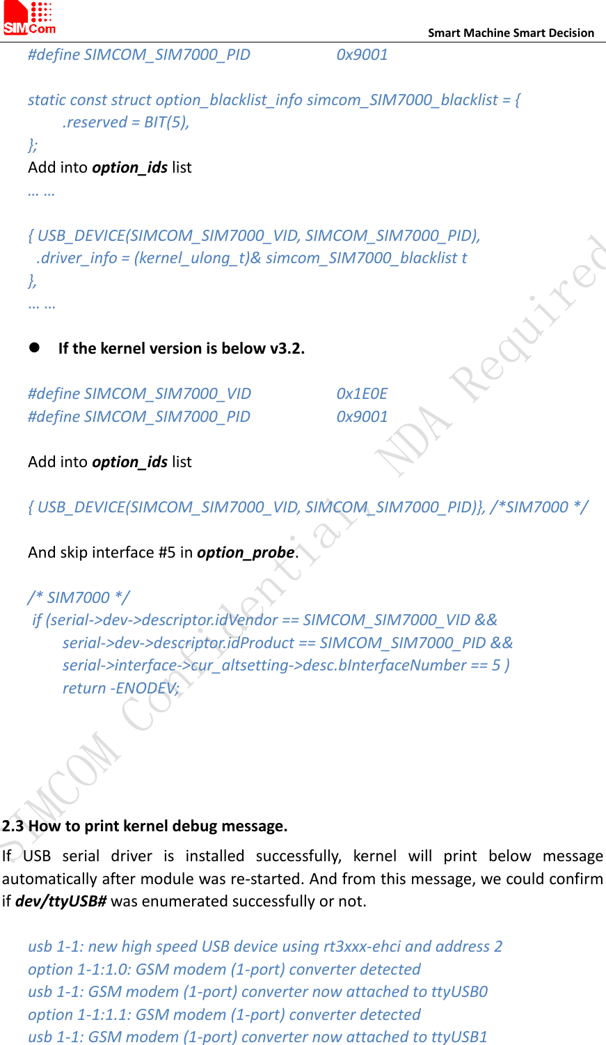SIM7000 Series Linux User Guide V2.00