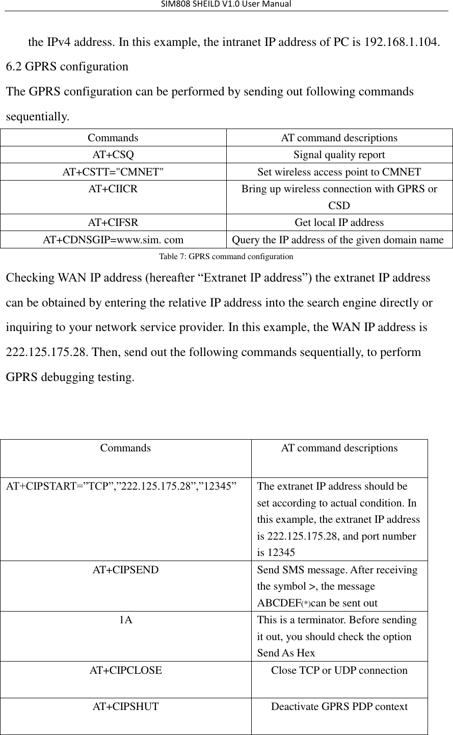 Page 11 of 12 - SIM808 GPS GSM Manual