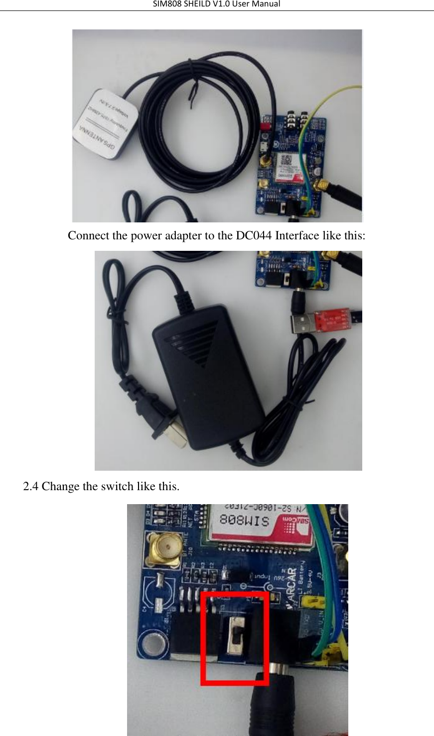 Page 4 of 12 - SIM808 GPS GSM Manual