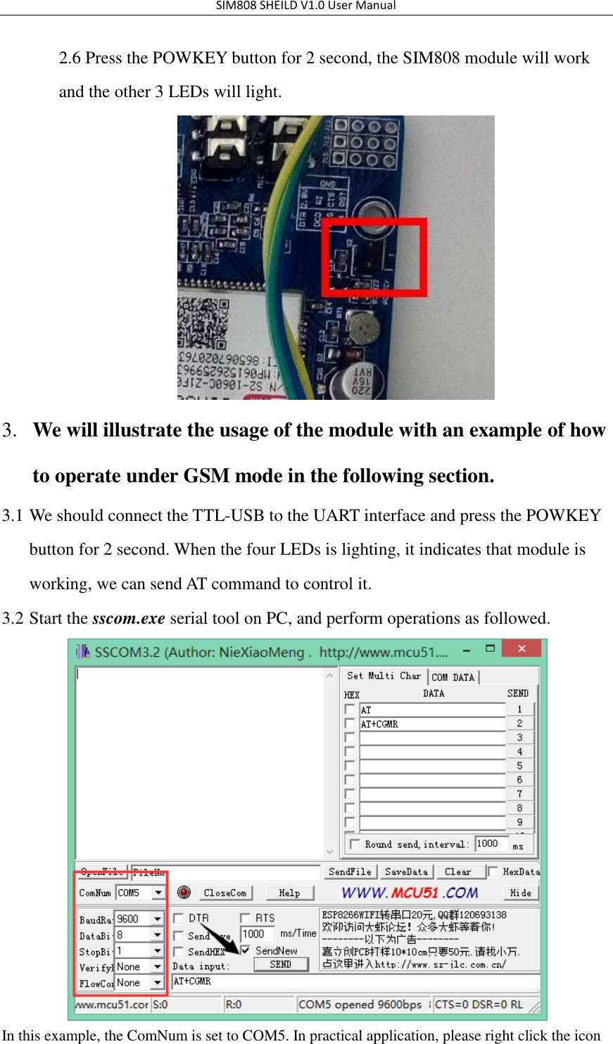 Page 5 of 12 - SIM808 GPS GSM Manual