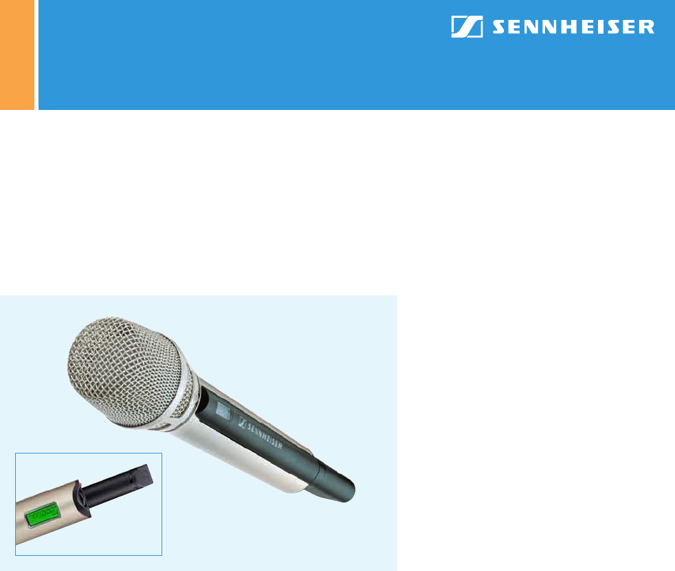 Handheld Transmitter Skm 5000 Skm50 Product Sheet