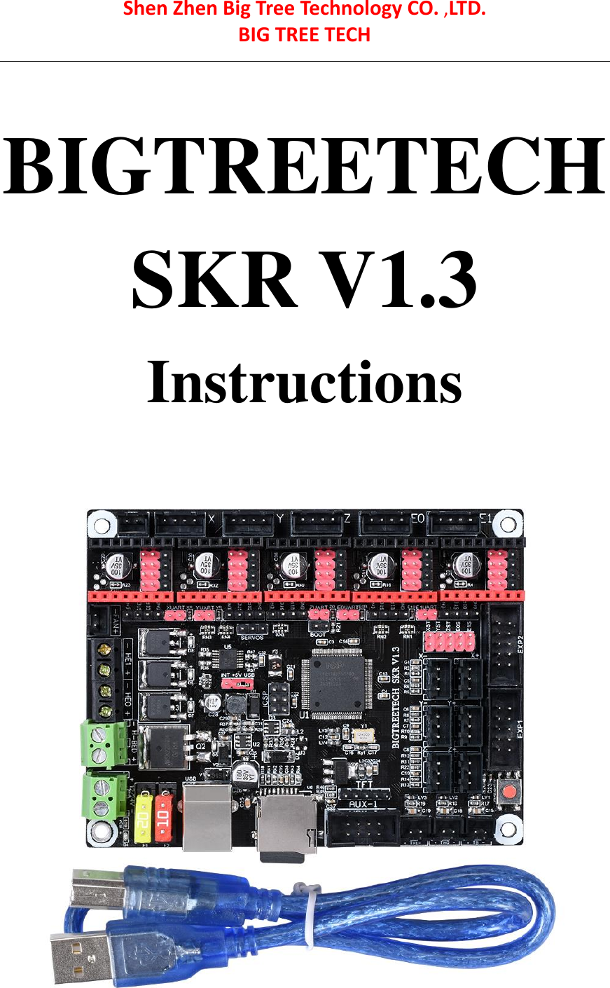 Page 1 of 8 - SKR V1.3-Instructions
