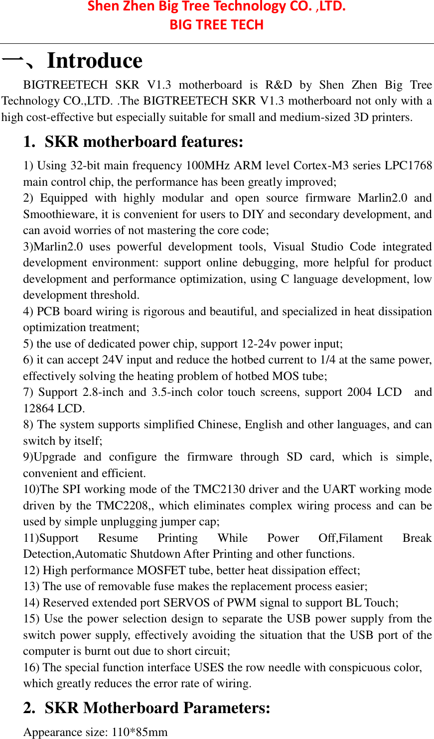 Page 2 of 8 - SKR V1.3-Instructions