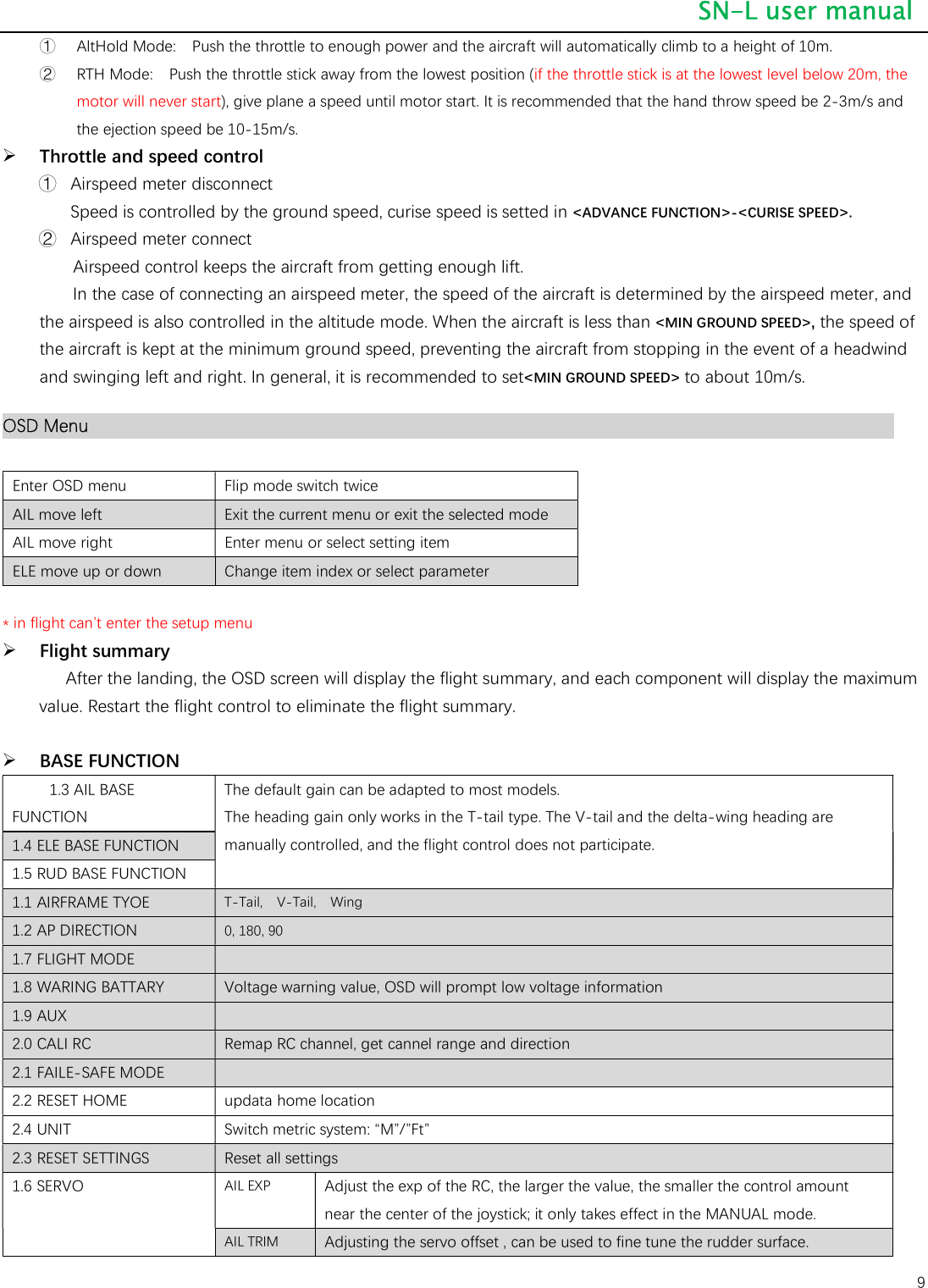 Page 9 of 11 - SN_L_user_manualx SN L User Manual V2.0