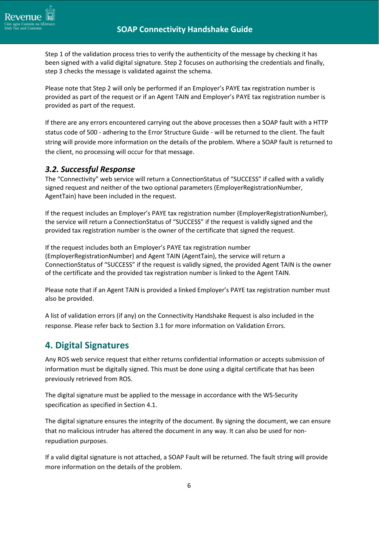 Page 6 of 10 - SOAP Connectivity Handshake Guide