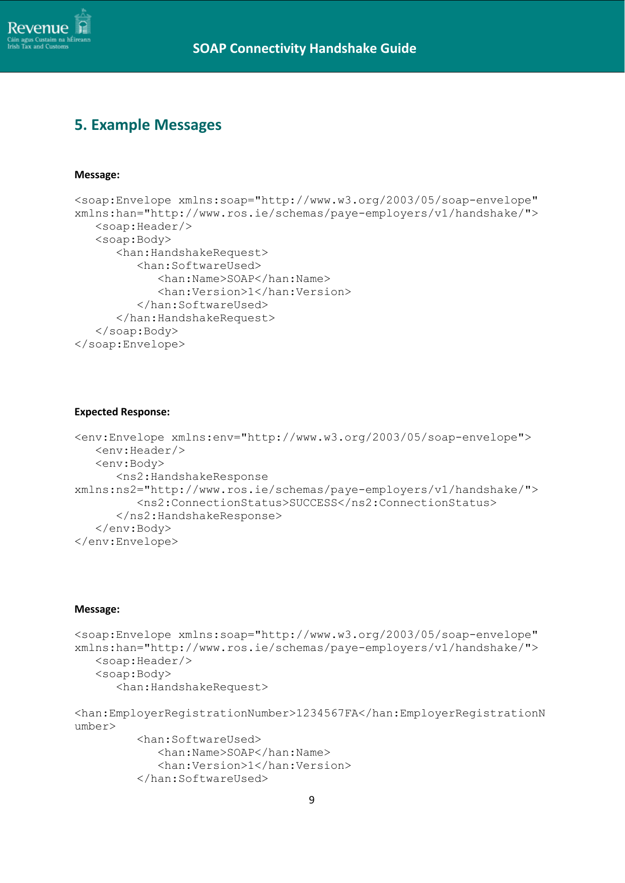 Page 9 of 10 - SOAP Connectivity Handshake Guide