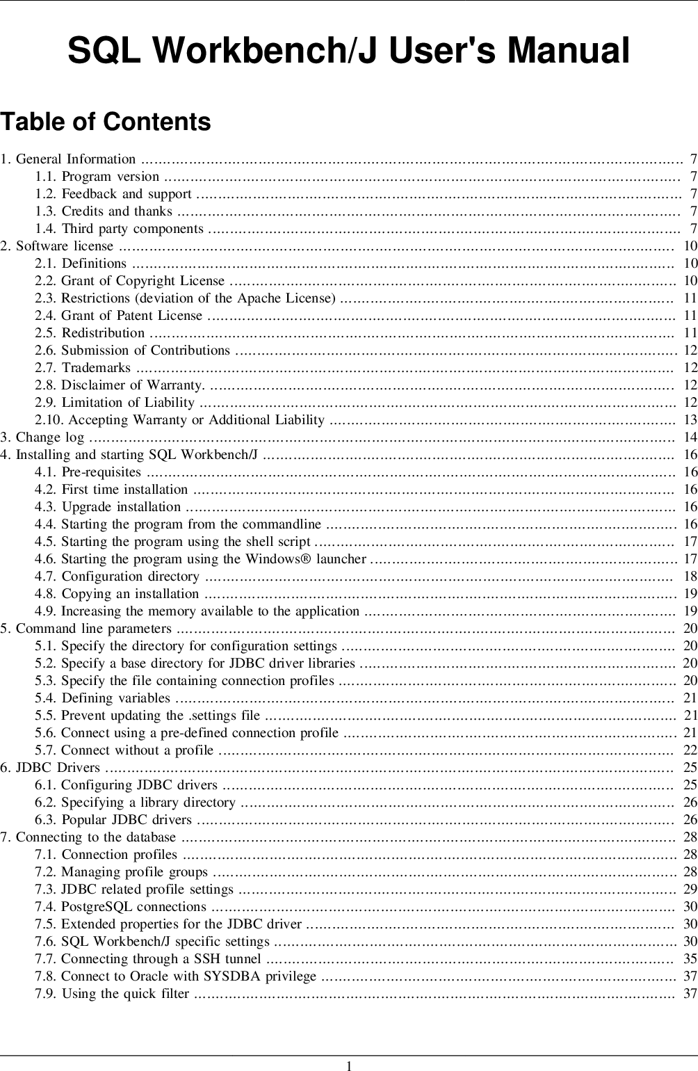 sql workbenchj users manual sqlworkbench