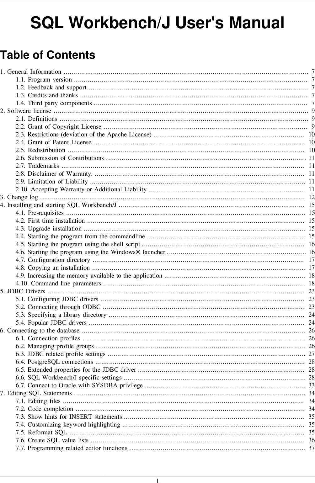 sql workbenchj users manual sqlworkbench