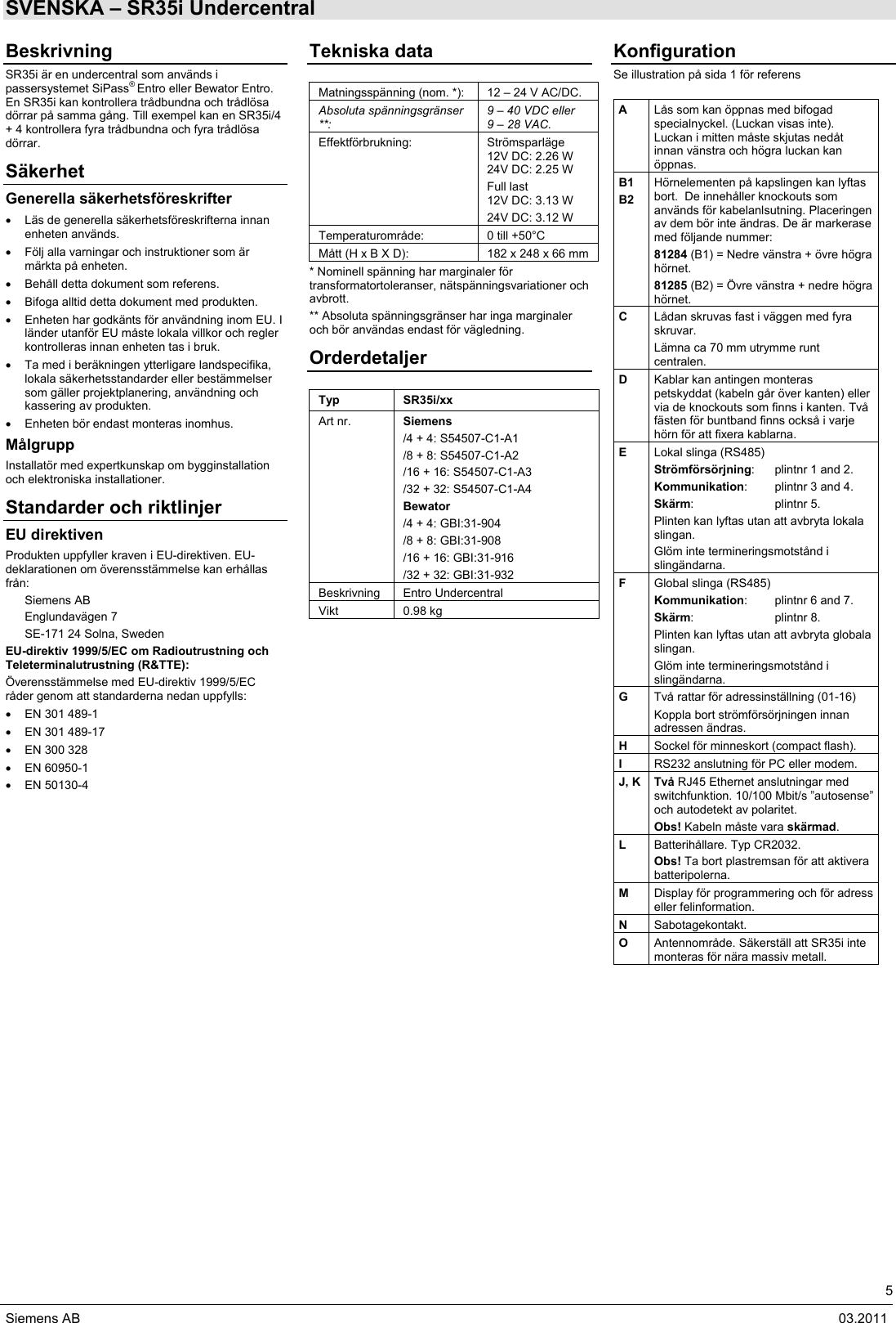 Page 5 of 8 - English SR35I