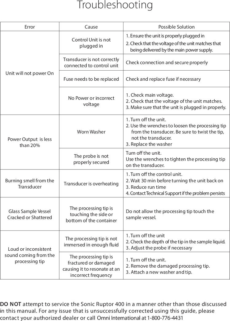 Page 8 of 8 - SR 400 Manual
