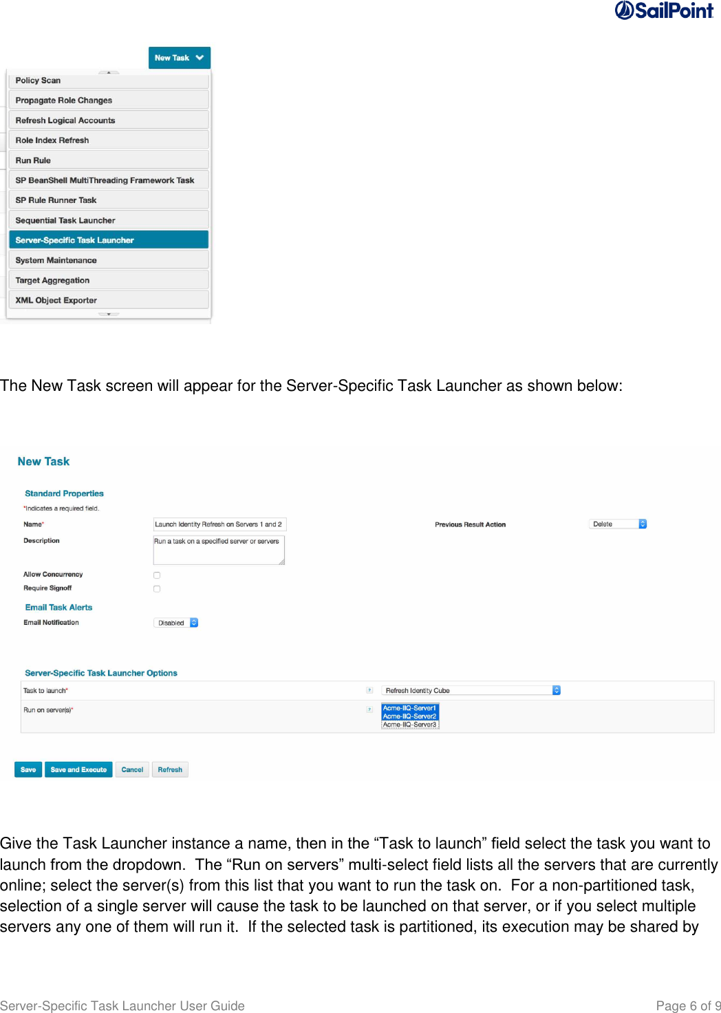 Page 6 of 9 - SSF Tools Server Specific Task Launcher User Guide