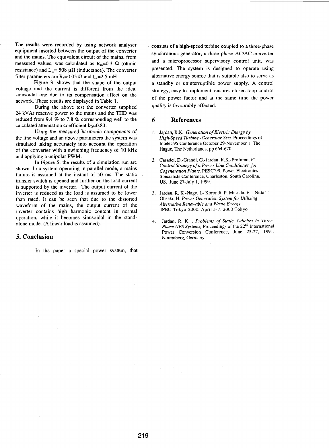 Page 5 of 5 - Standby Power Supply Using Alternative Energy Through Cogeneration Technologies - Telecommunications Special, The Third I