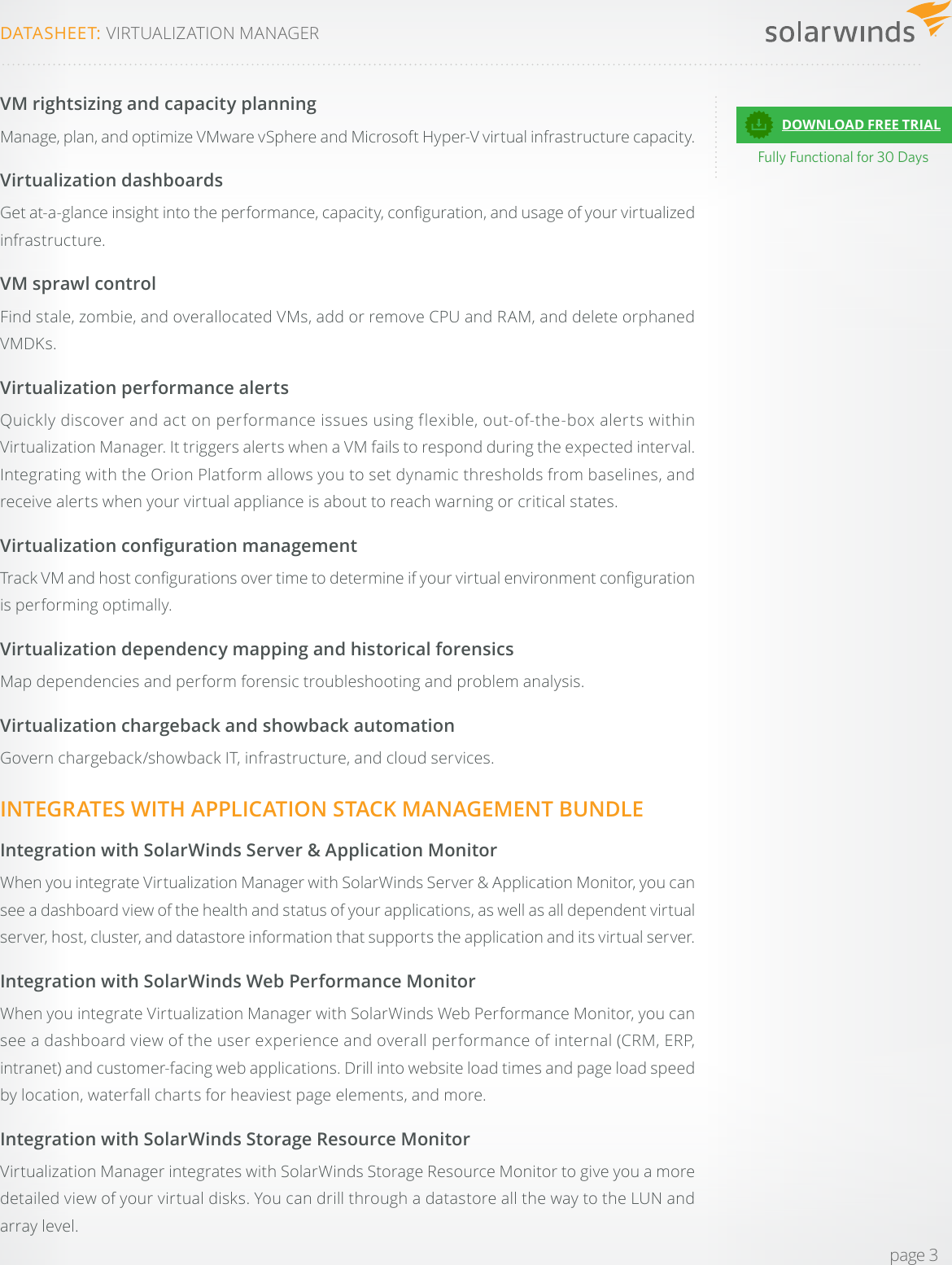 Page 3 of 5 - SW VMAN Datasheet