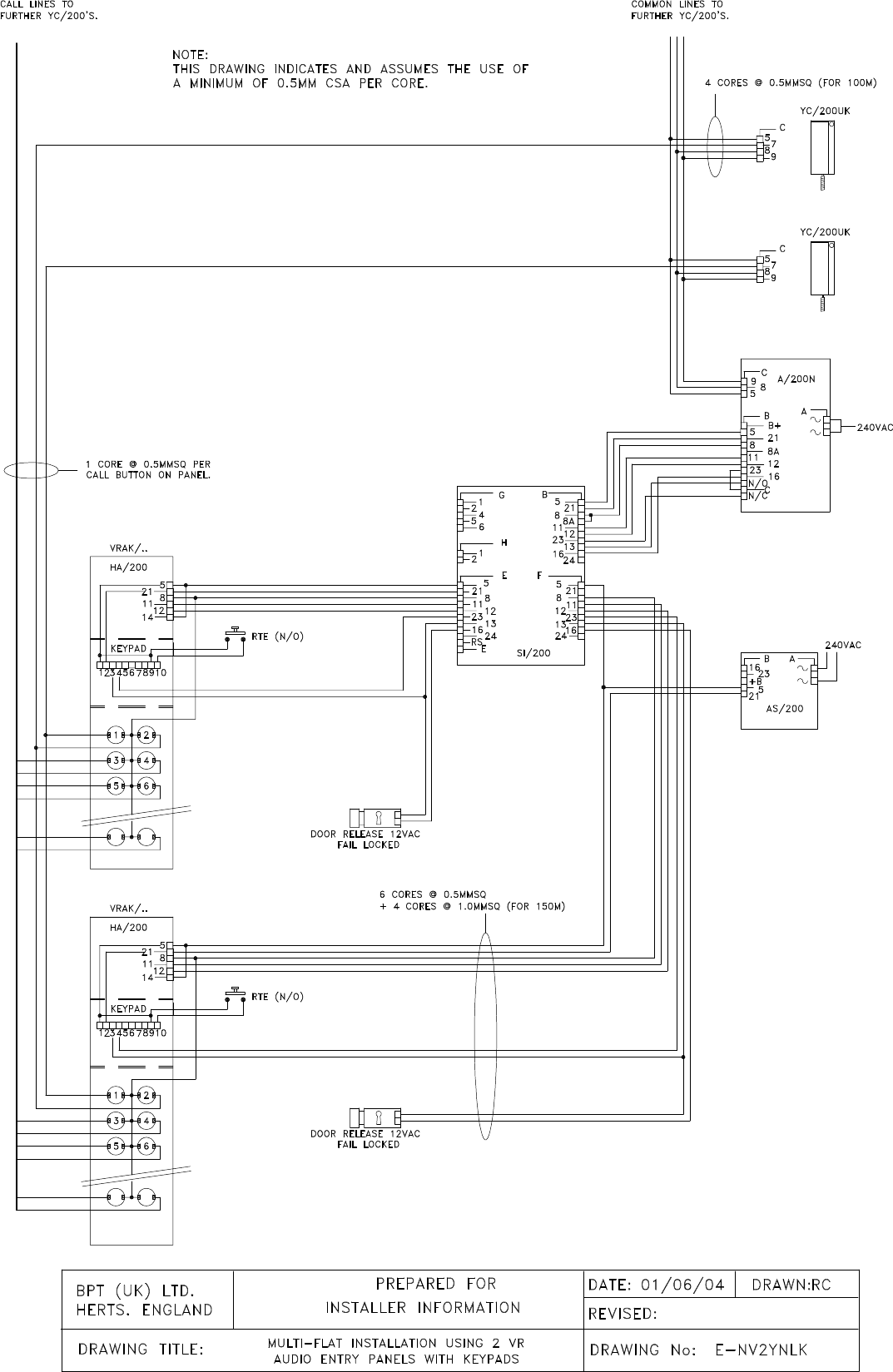 E 1T1Y1L SYSTEM 200 AUDIO SCHEMATICS