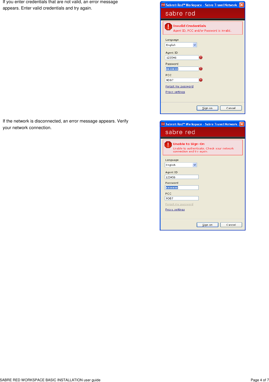 Page 4 of 7 - (EN) Workspace Basic Installation Guide Sabre Red