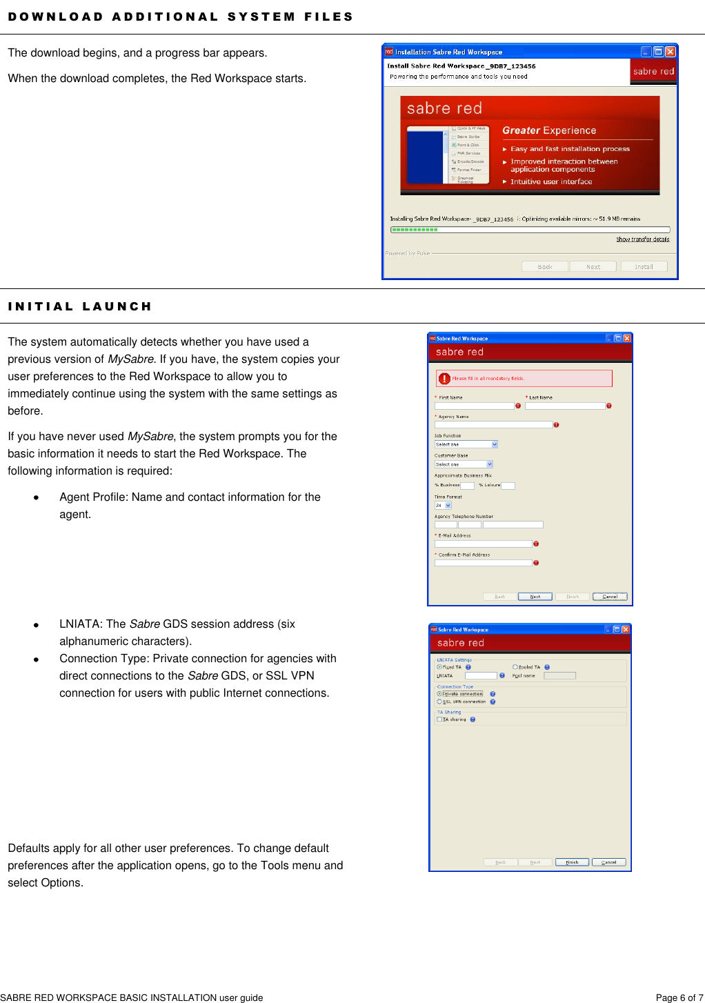 Page 6 of 7 - (EN) Workspace Basic Installation Guide Sabre Red