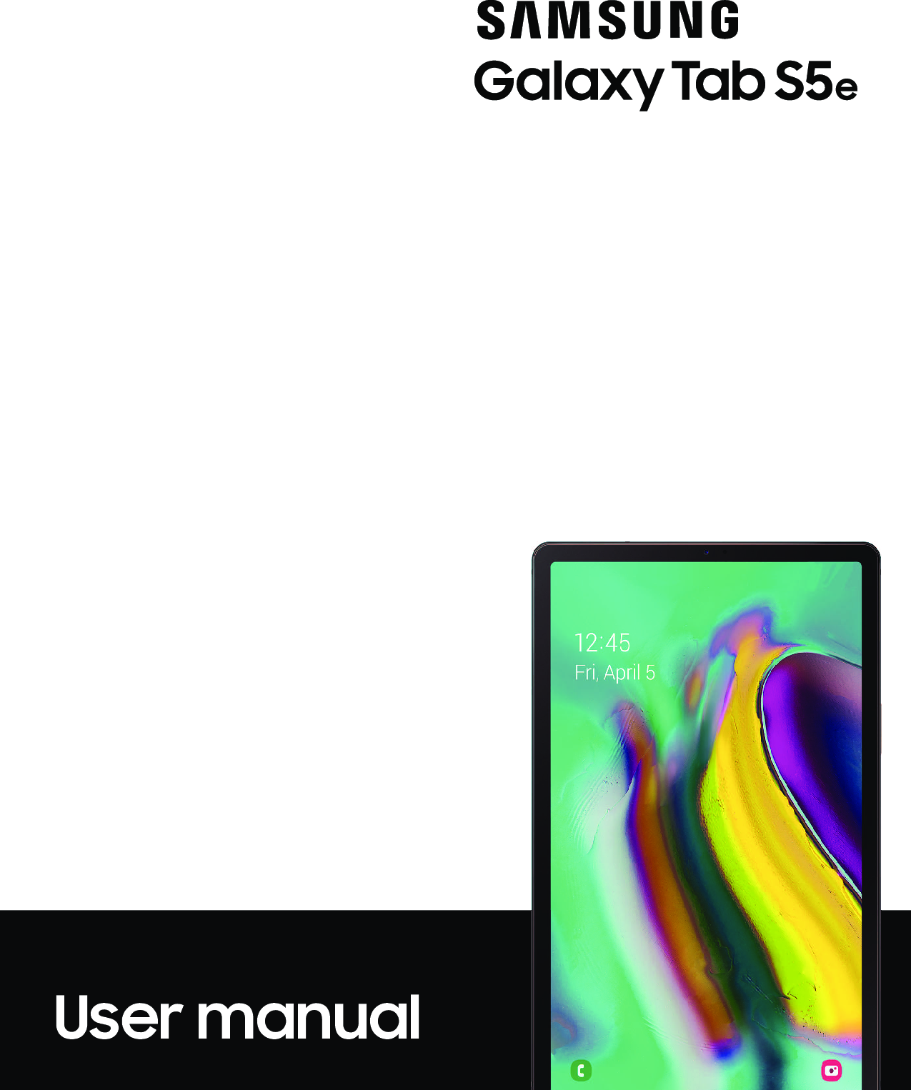 Samsung Galaxy Tab S5e 128gb Tablet User Manual