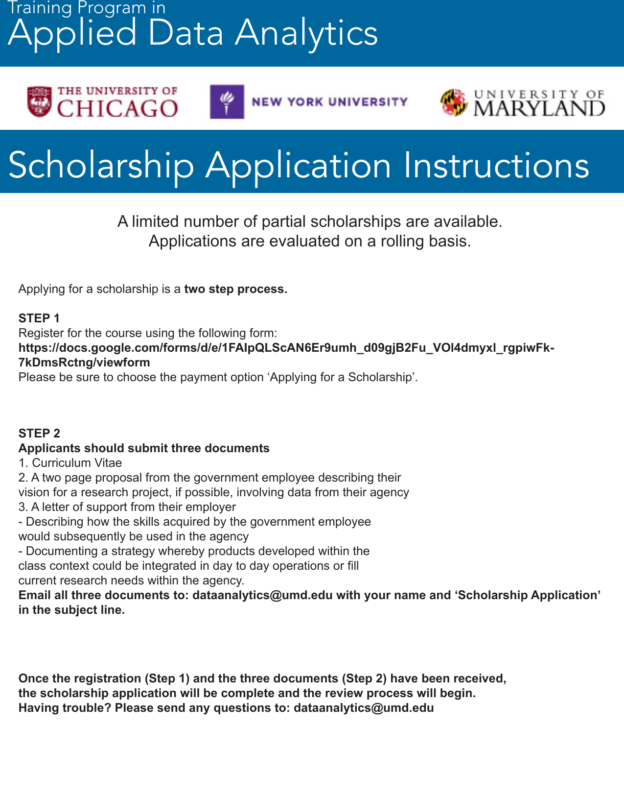 Page 1 of 1 - Scholarship App Instructions