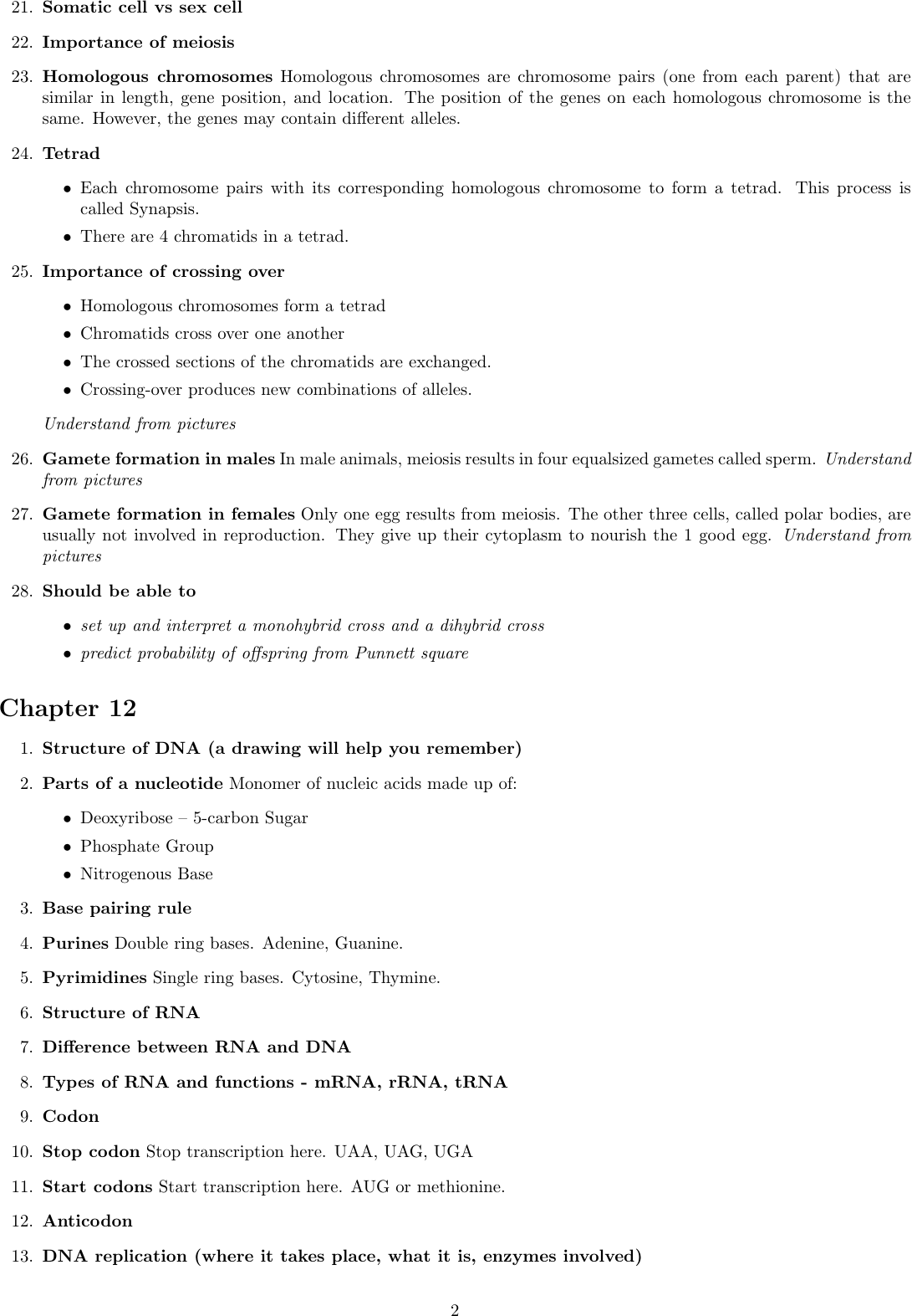 Page 2 of 9 - Science Semester II Study Guide