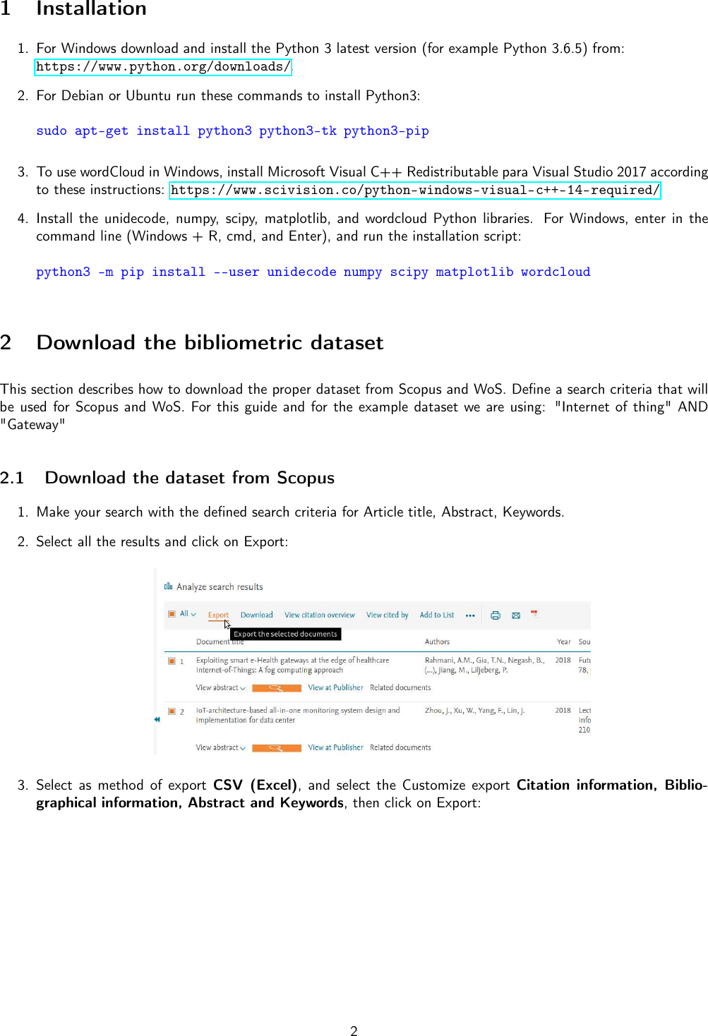 Page 2 of 10 - Sciento Py User Manual