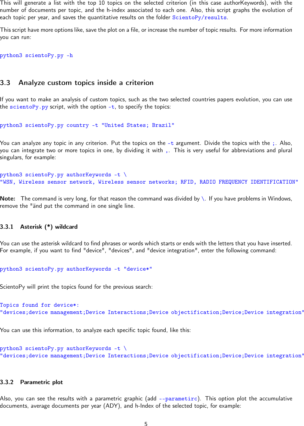 Page 5 of 10 - Sciento Py User Manual