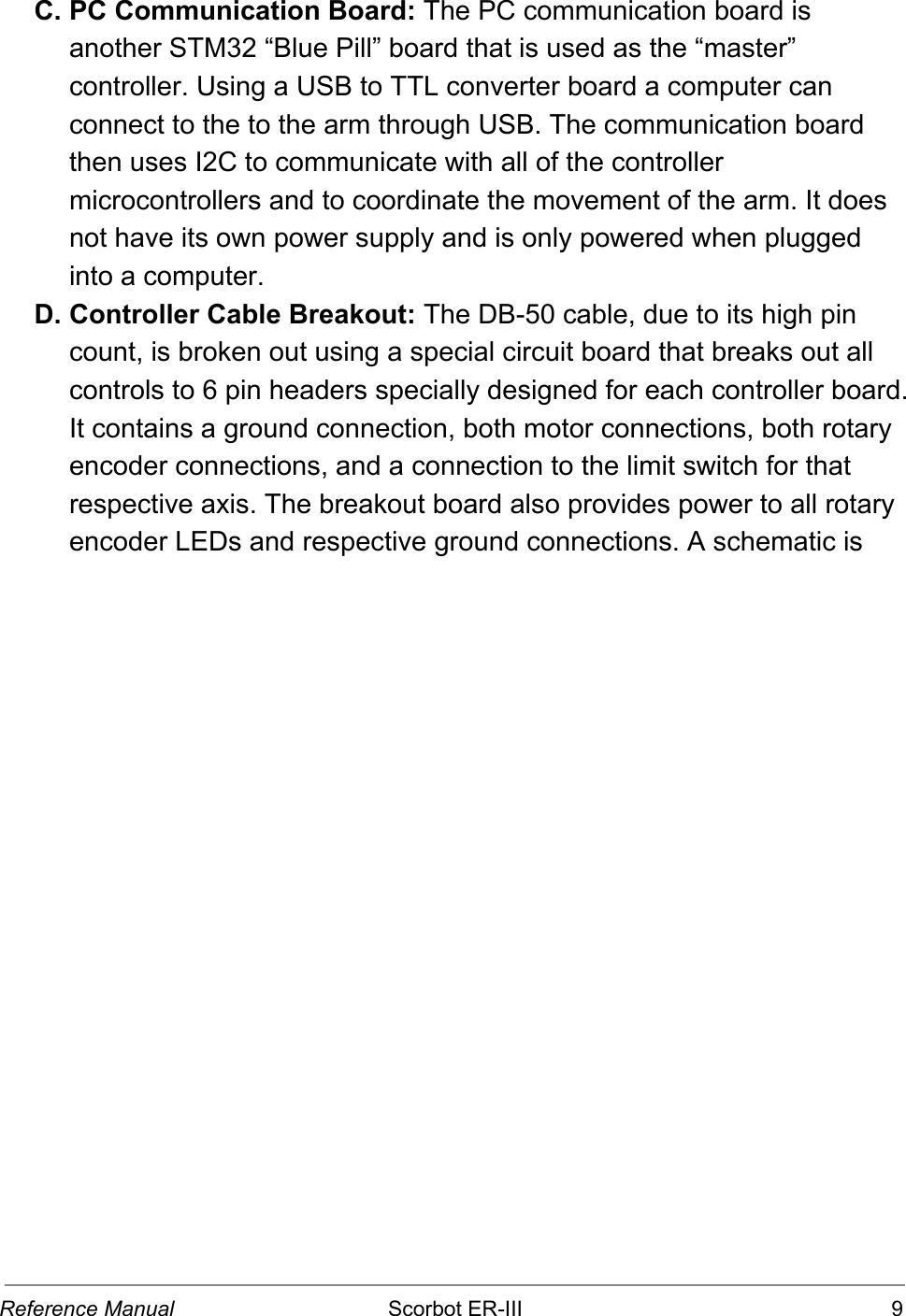 Page 10 of 12 - Scorbot ER-III Manual