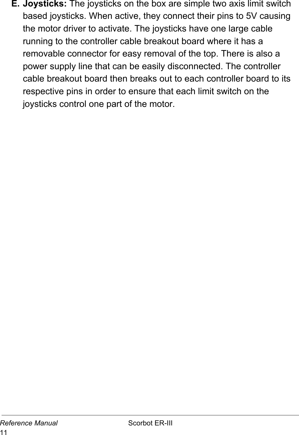 Page 12 of 12 - Scorbot ER-III Manual