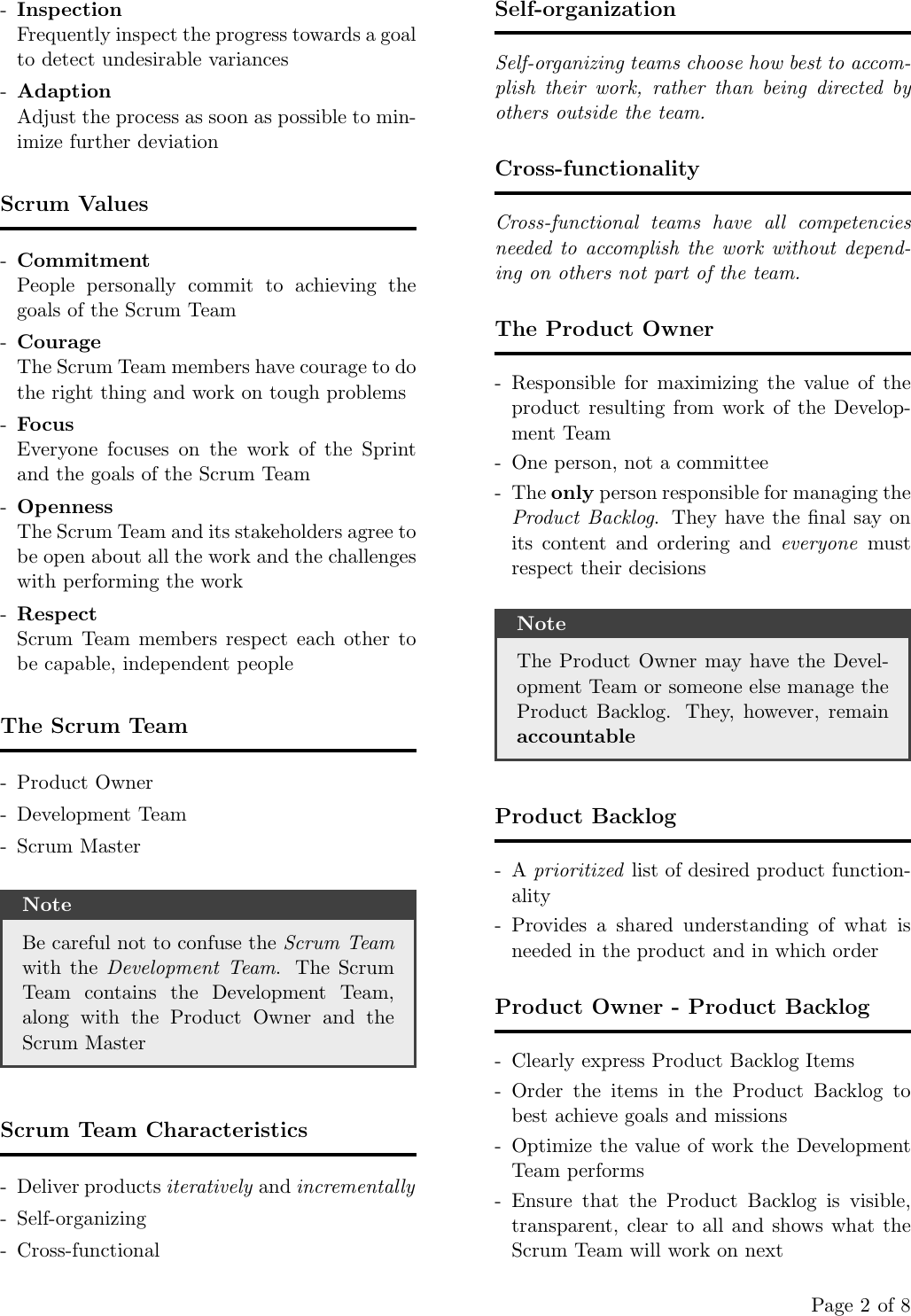 Page 2 of 8 - Scrum-Guide-Notes